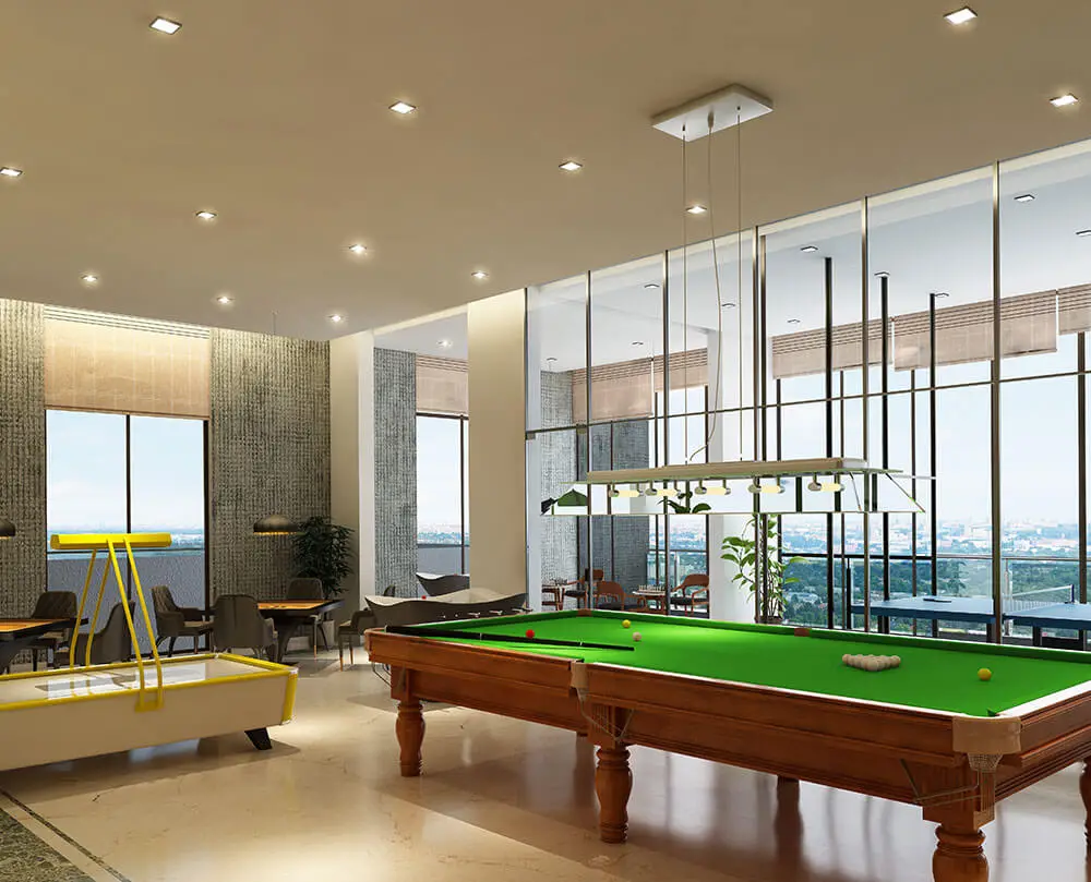 Indoor Games Room by Edara Infra