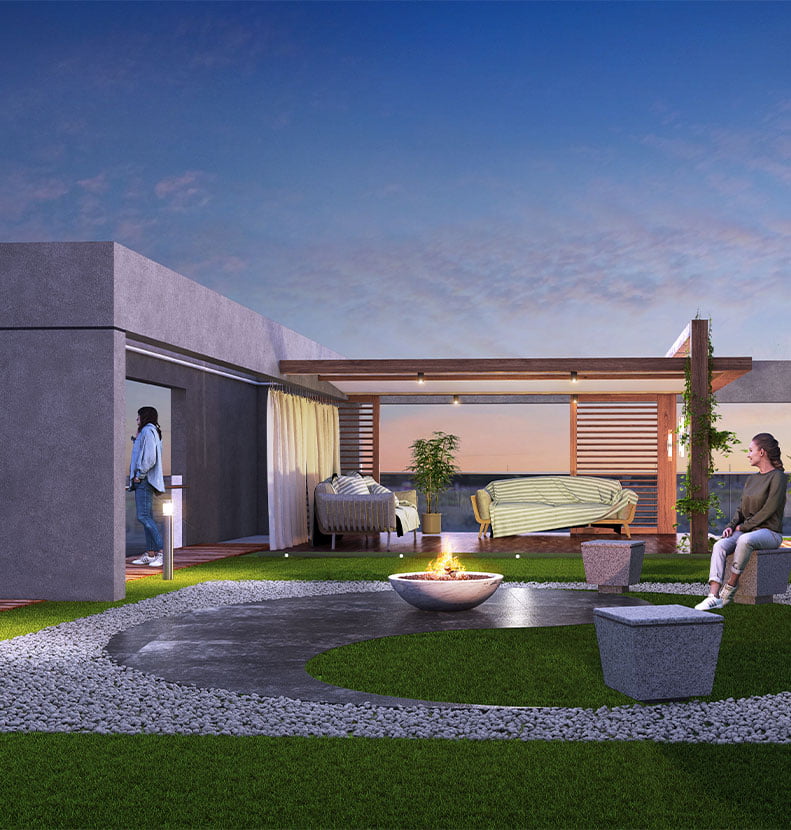 Outdoor Seating Areas at Edara Infra Development